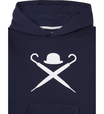 Hackett London Tape Hoody navy