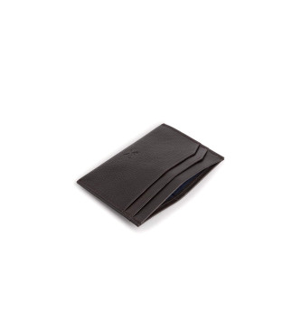Hackett London Leather Card Holder Best brown