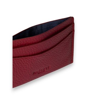 Hackett London Porte-cartes en cuir Colour bordeaux