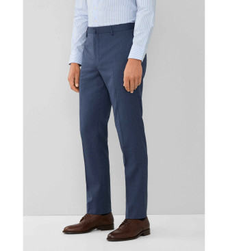 Hackett London Costume en laine  carreaux bleus