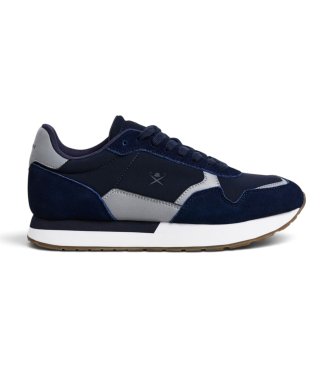Hackett London Baskets en daim Vector Device marine