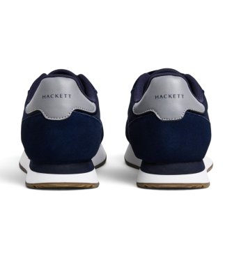 Hackett London Baskets en daim Vector Device marine