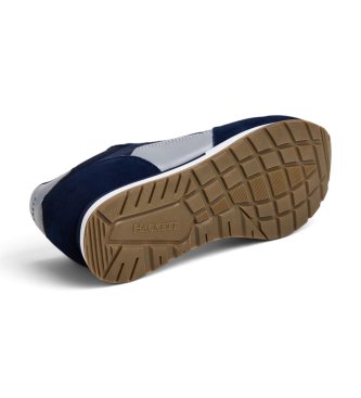 Hackett London Baskets en daim Vector Device marine