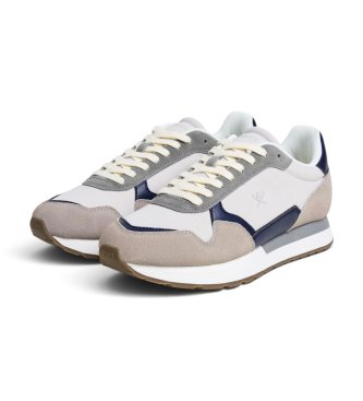 Hackett London Baskets en daim Vector Device beige