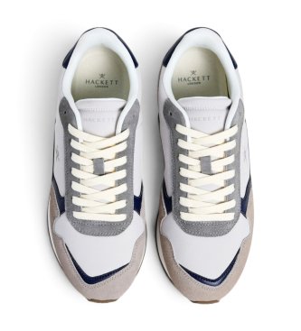 Hackett London Baskets en daim Vector Device beige