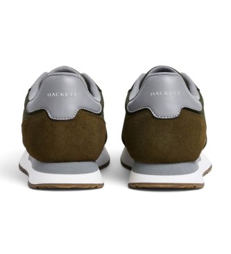 Hackett London Chaussures en daim Vector Device vert