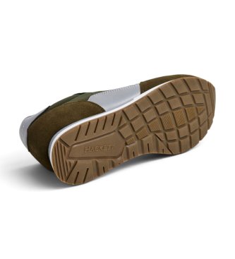 Hackett London Chaussures en daim Vector Device vert
