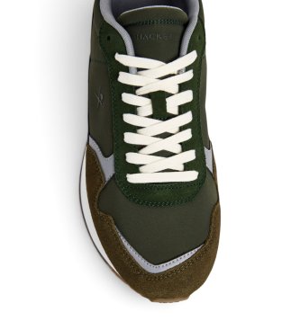 Hackett London Chaussures en daim Vector Device vert