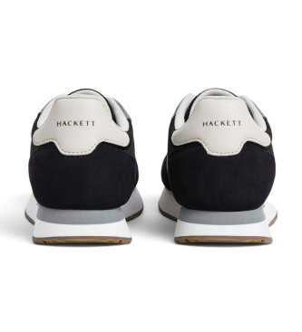 Hackett London Baskets en daim Vector Device noir