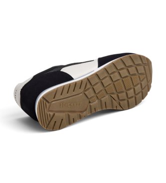 Hackett London Baskets en daim Vector Device noir