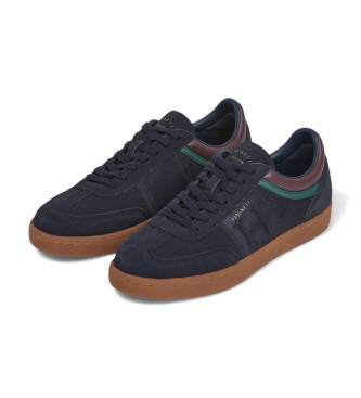 Hackett London Leder Turnschuhe Beck Ivy navy