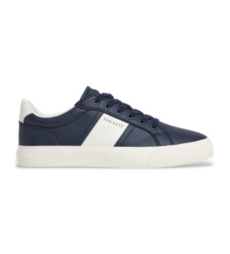 Hackett London Zapatillas de piel Blake Mix azul