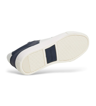 Hackett London Baskets en cuir bleu Blake Mix