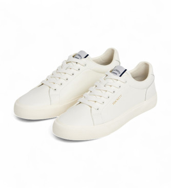 Hackett London Sneakers in pelle bianca Blake Eleven