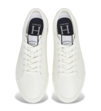 Hackett London Sneakers in pelle bianca Blake Eleven