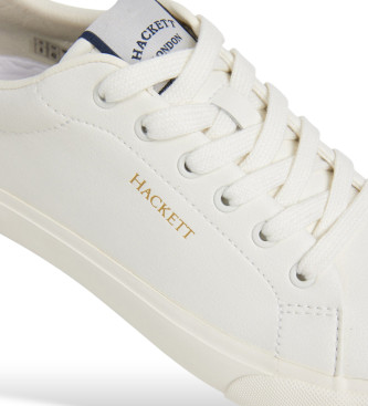 Hackett London Sneakers in pelle bianca Blake Eleven