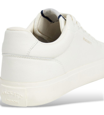 Hackett London Sneakers in pelle bianca Blake Eleven