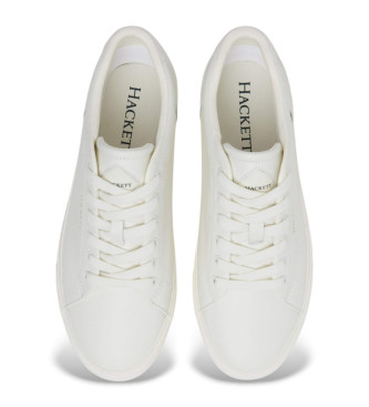 Hackett London Blake One - Baskets en cuir blanc