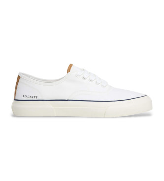 Hackett London Blake Smart - Baskets en cuir blanc