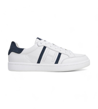 Hackett London Bond Sport Leather Sneakers white