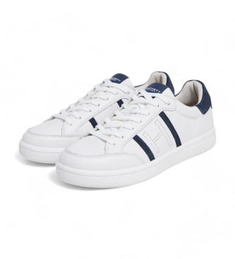 Hackett London Bond Sport Leather Sneakers white