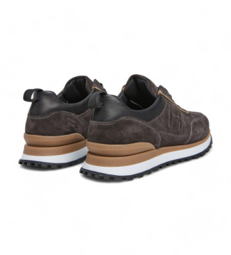 Hackett London Zapatillas de Piel Chad Active marrn oscuro