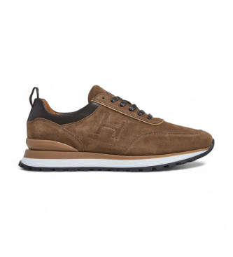 Hackett London Chad Active Sneakers i lder, brun