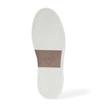 Hackett London Zapatillas de Piel Hackney Earth marrn