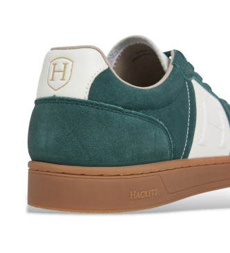 Hackett London Harper League Leder Turnschuhe grn