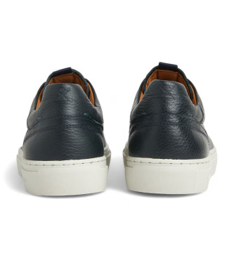 Hackett London Icon Cupsole leather trainers navy