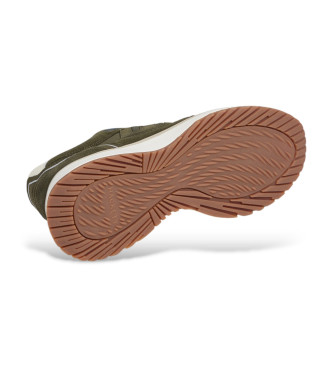 Hackett London Leather Sneakers Otto Run green