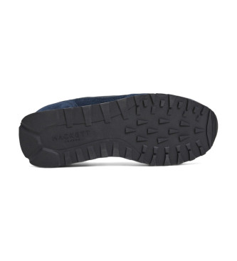 Hackett London Zapatillas de Piel Telfor Shadow marino