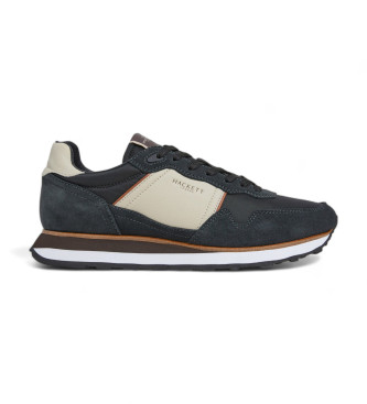 Hackett London Telfor Shadow Sneakers i lder navy