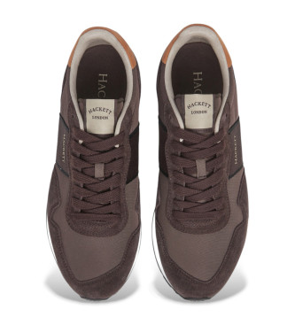Hackett London Trainers Keston Heritage brown