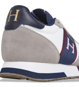 Hackett London Trainers Keston Tape grijs