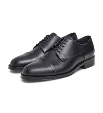 Hackett London Burton Leather Shoes black