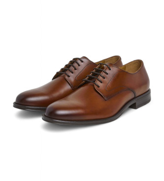 Hackett London Duke Master chaussures en cuir marron