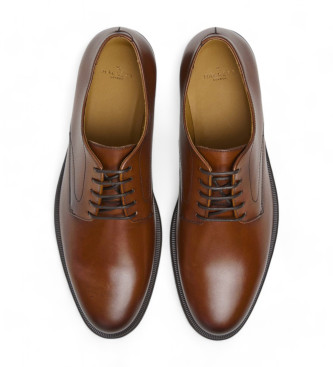 Hackett London Scarpe in pelle marrone Duke Master