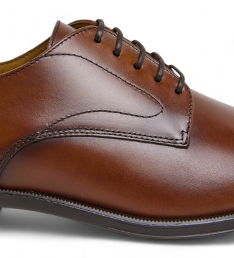 Hackett London Duke Master chaussures en cuir marron