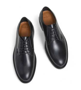 Hackett London Zapatos de Piel Egmont Wall negro