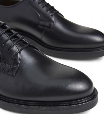 Hackett London Zapatos de Piel Egmont Wall negro