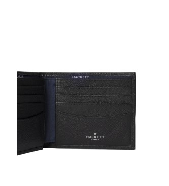 Hackett London Portfel Luxe czarny