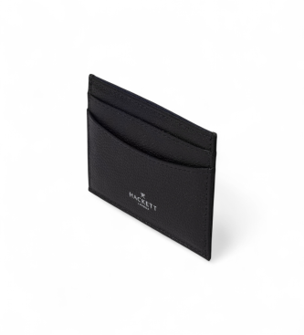 Hackett London Etui na karty Luxe czarne