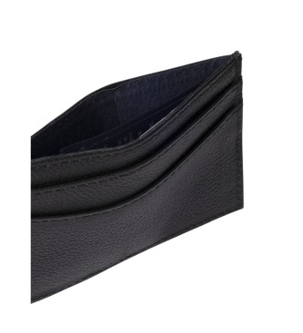 Hackett London Etui na karty Luxe czarne