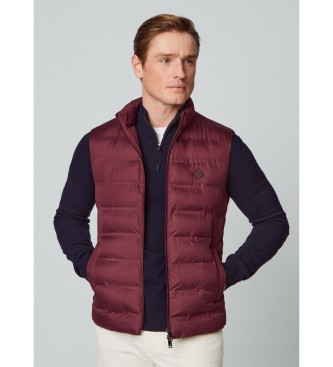 Hackett London Gilet Lw bordeaux