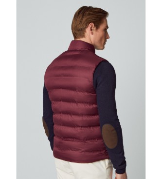 Hackett London Gilet Lw bordeaux