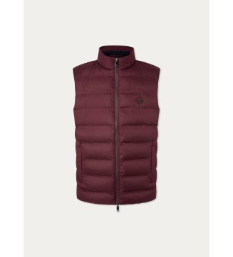 Hackett London Gilet Lw bordeaux