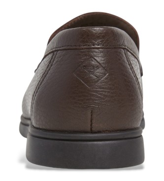 Hackett London Martin Pebble rjavi usnjeni čevlji