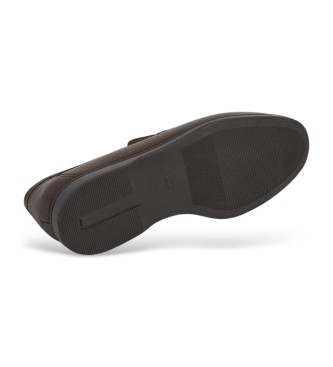 Hackett London Martin Pebble rjavi usnjeni čevlji