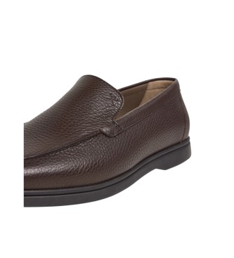 Hackett London Martin Pebble rjavi usnjeni čevlji
